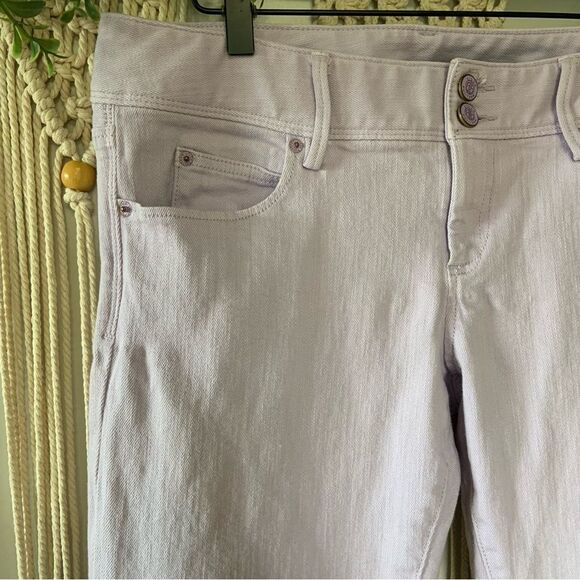 LILLY PULITZER Wisteria Worth Straight Jeans Purple Size 10 - Picture 6 of 16